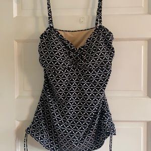Lands End Tankini Top NWOT